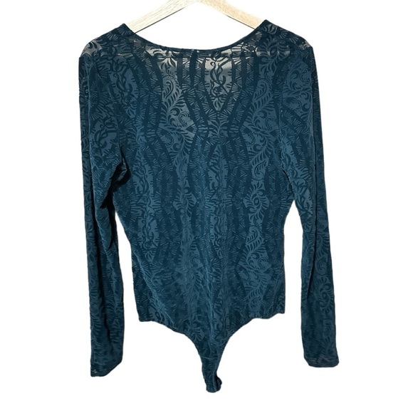 EUC - Intimately Free People - On the Dance Floor Velvet Bodysuit - size Large - Picture 8 of 8